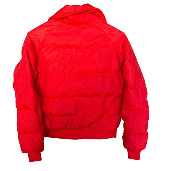 Alpine Designs Puffer Jacket Girl Size 12 Red Full Zip USA Down Ski Winter Nylon - Picture 2 of 13